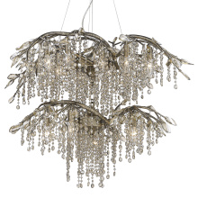 Golden Canada 9903-18 MG - Golden Lighting Autumn Twilight 18-light Chandelier in Mystic Gold